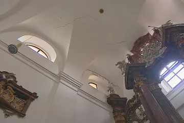 Kostel v centru Brna začal praskat, biskupství ho nechalo dočasně uzavřít
