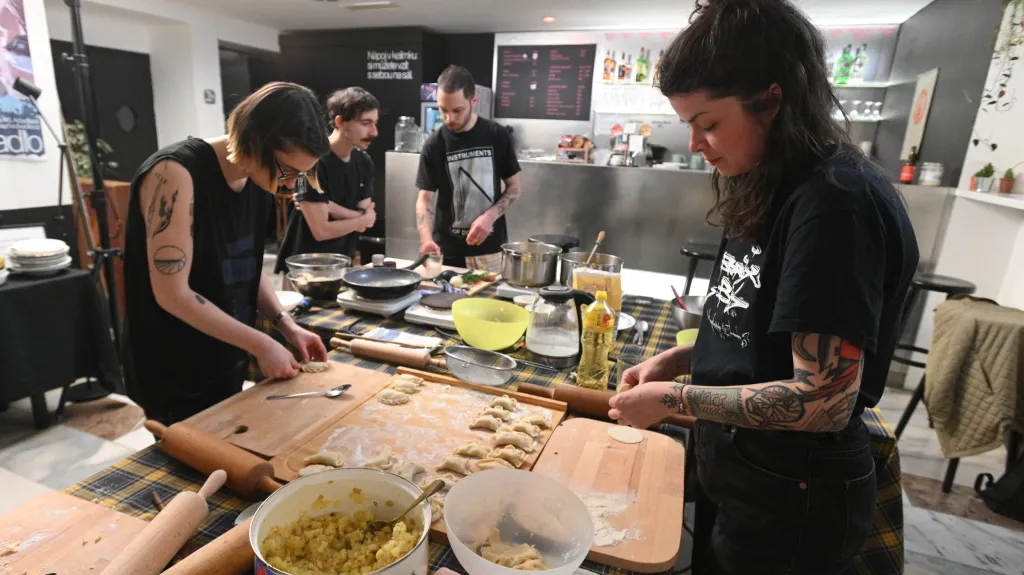 Vaření na Dni ukrajinské kultury v Brně