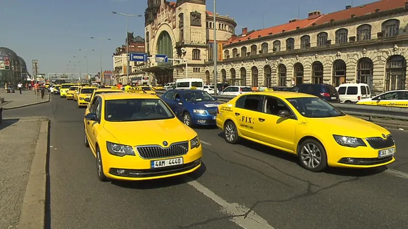 Protest taxikářů