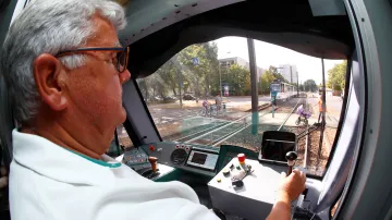 Autonomní tramvaj v Postupimi