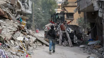 Jižní Libanon po útocích, 10. dubna 2026