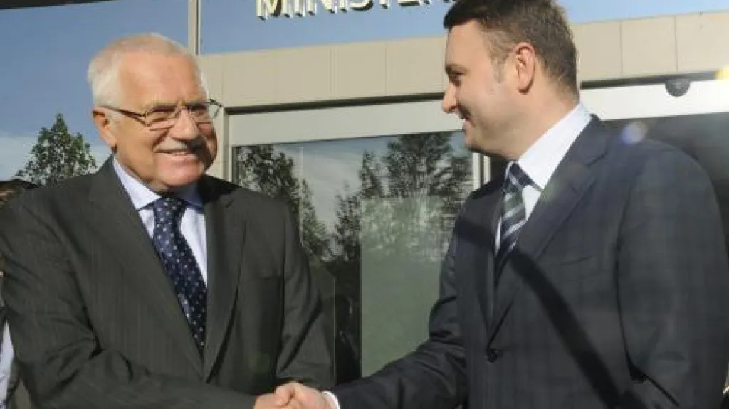 Václav Klaus a Pavel Drobil