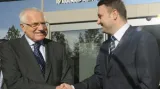Václav Klaus a Pavel Drobil