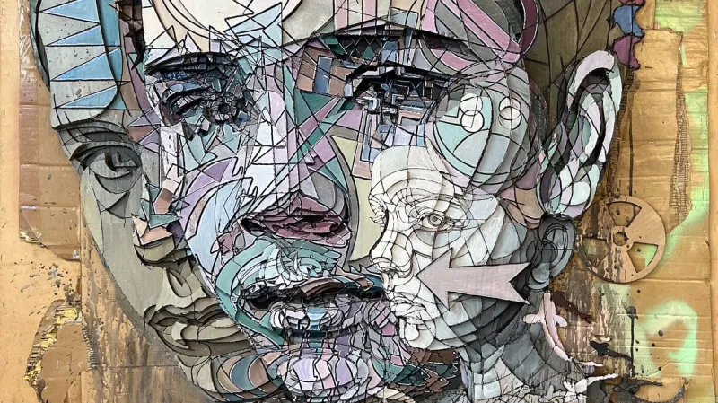 Z výstavy Partie: obraz Ivany Štenclové