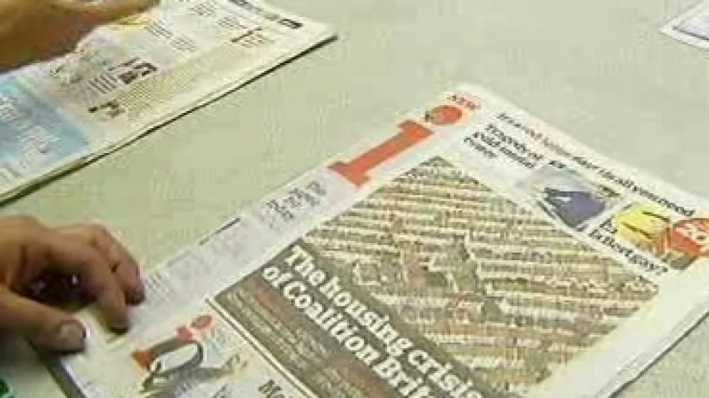 Nové britské noviny \"i\"