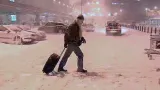 Na Ruzyni napadlo velké množství sněhu