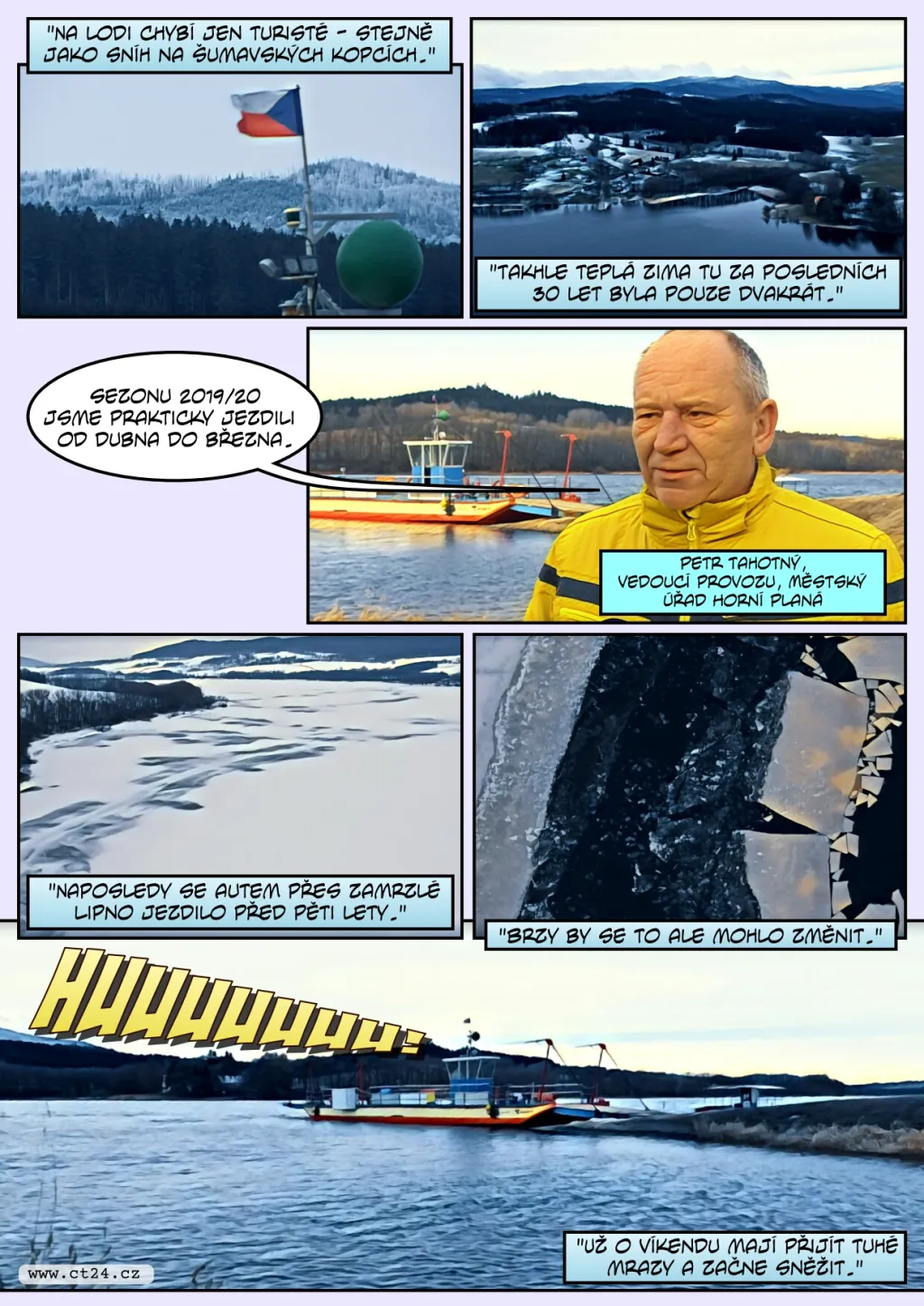 Přívoz na Lipně je stále v provozu
