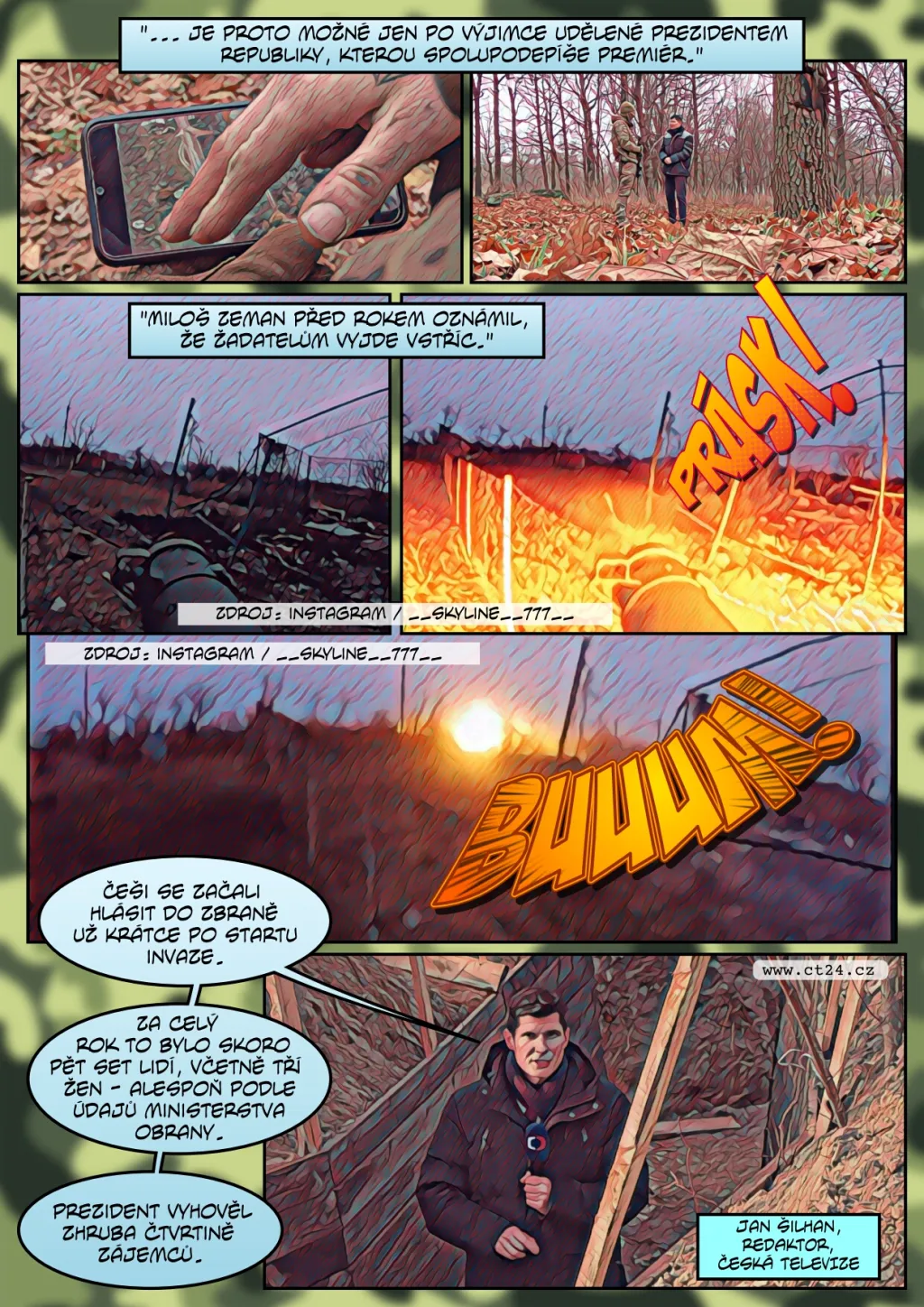 Až stovky Čechů se aktivně zapojily do války na Ukrajině