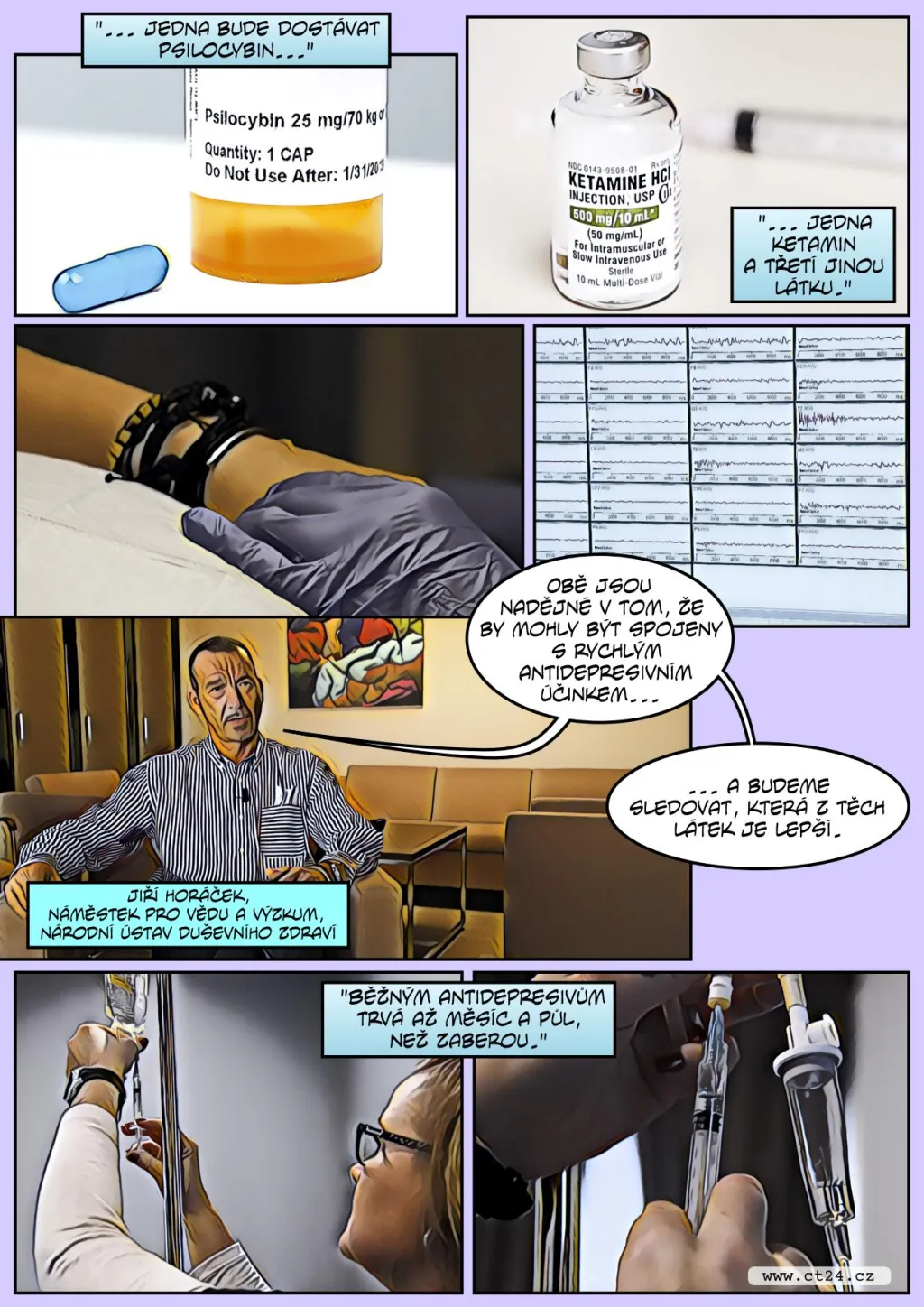 Účinná látka z lysohlávek jako lék na vážné deprese. Extrakt z hub testují v NÚDZu