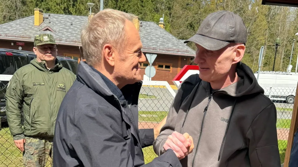 Donald Tusk a Andrej Pačobut