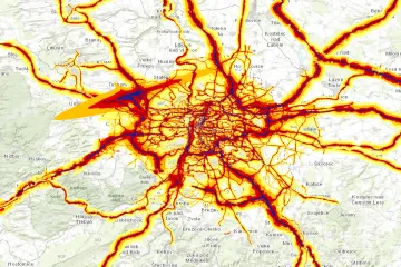 Která místa trpí hlukem ze silnic či železničních tratí? Data zpřístupnila nová on-line aplikace