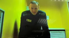 Alexandr Navalnyj ve videu u soudu, 31. května 2023