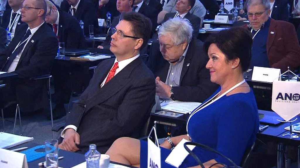 Radmila Kleslová na celostátním sněmu hnutí ANO