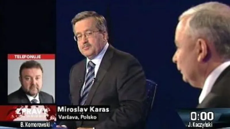 Telefonát Miroslava Karase