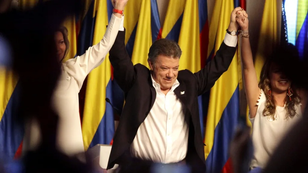 Juan Manuel Santos obhájil prezidentský mandát