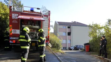 Požár v domě s pečovatelskou službou v Napajedlech