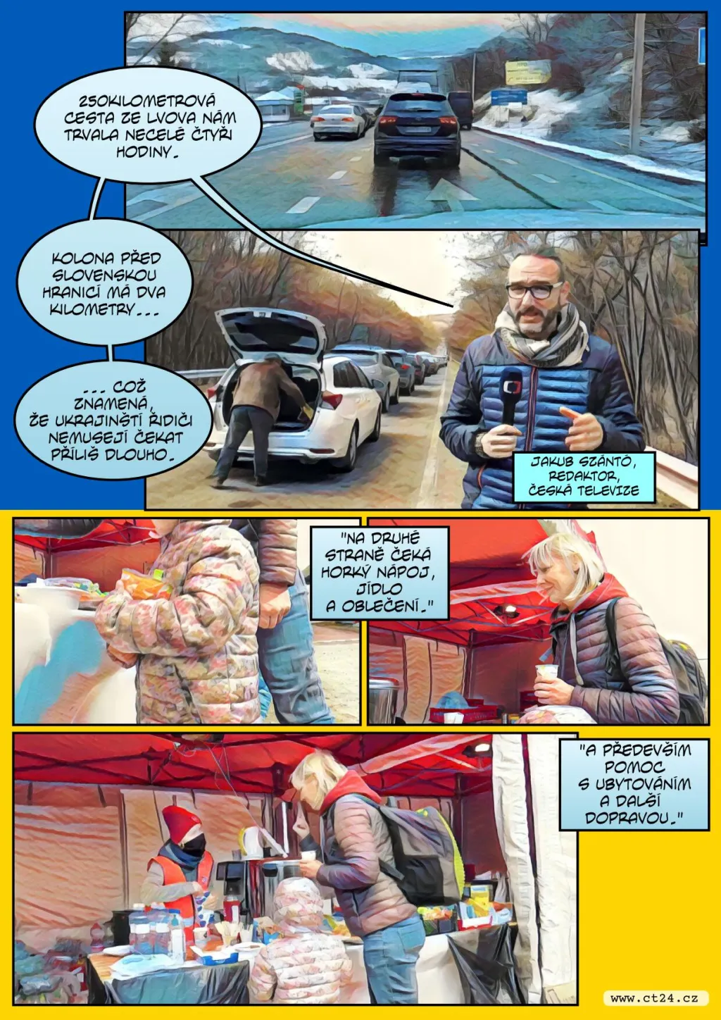 Ukrajinci prchají před válkou