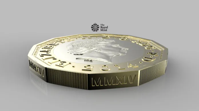 Nová jednolibrová mince