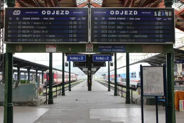 Na Masarykově nádraží začne týdenní vlaková výluka