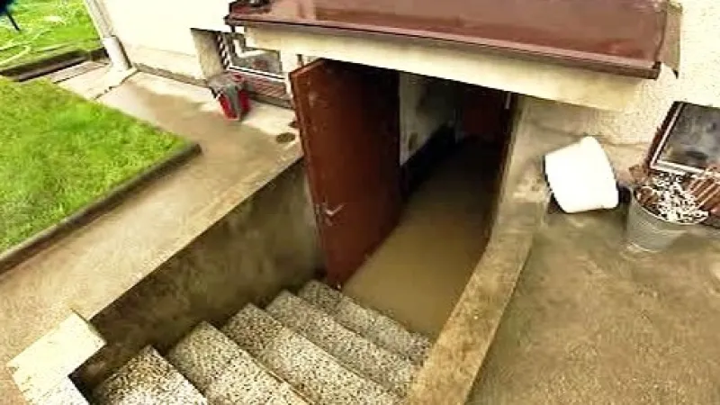 Zatopený sklep na Hlučínsku