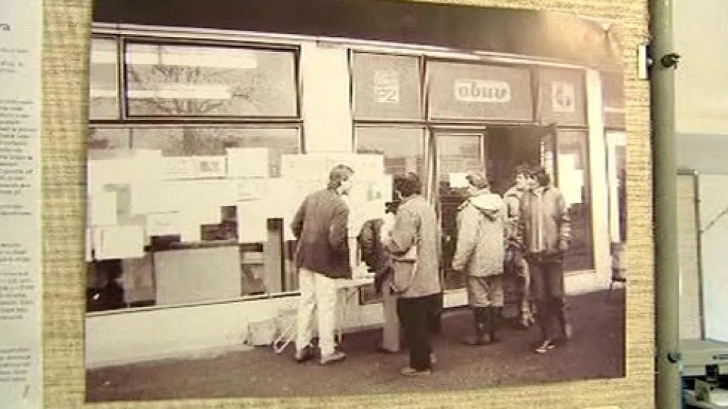 Výstava věnovaná listopadu 1989