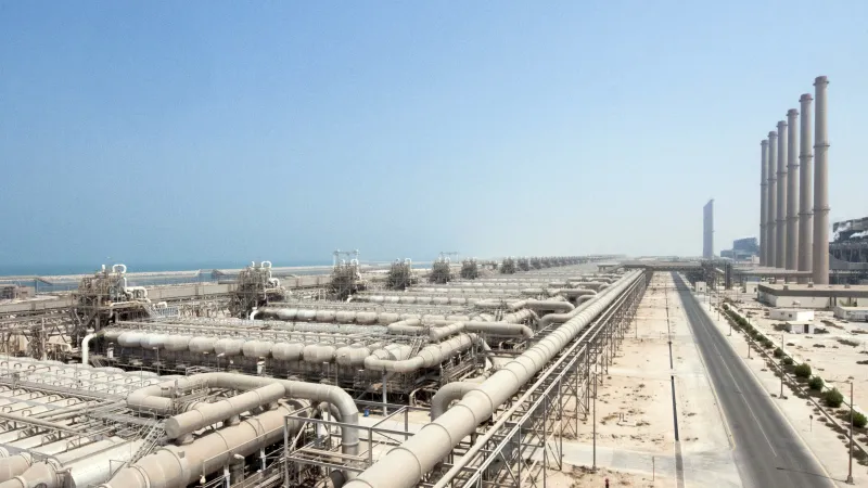 Odsolovací zařízení v Saúdské Arábii