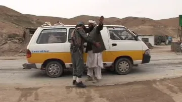 Afghánská policie v akci