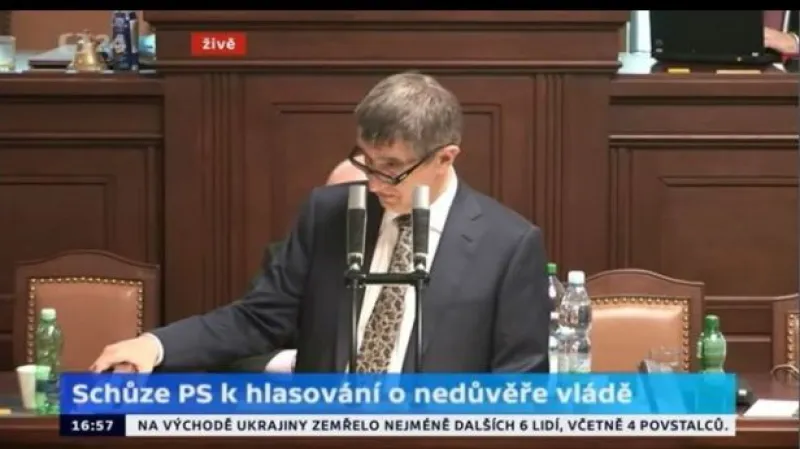 Babiš: „Vy jste zapomněli, že jste mě stvořili. Vy, zkorumpovaná pravice“