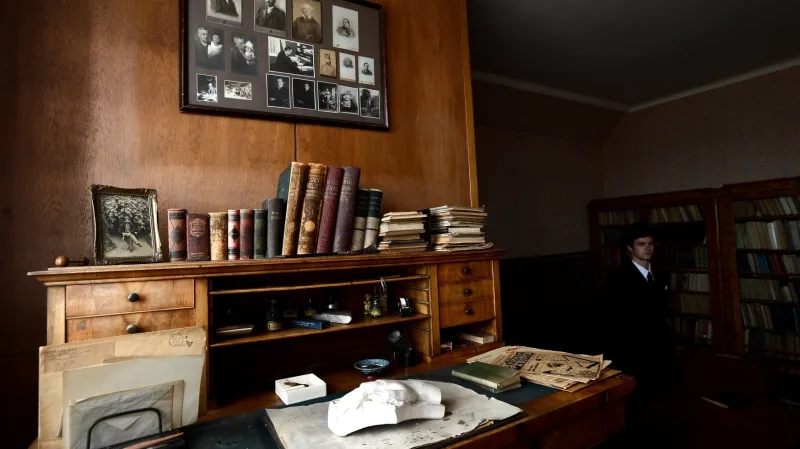 Pracovní stůl Karla Čapka