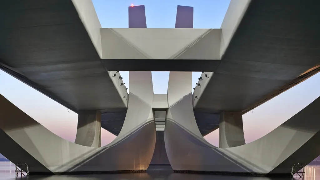 Most šejka Zayeda v Abú Dhabí