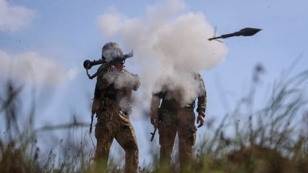 Ilustrační foto - cvičení ukrajinské armády v Charkovské oblasti