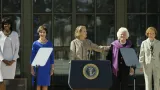 První dámy USA na otevření Bushovy knihovny
