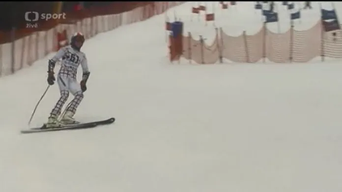 Na dětské olympiádě se rozdělovaly medaile v paralelním slalomu
