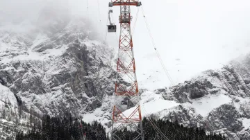 Nová lanovka na horu Zugspitze