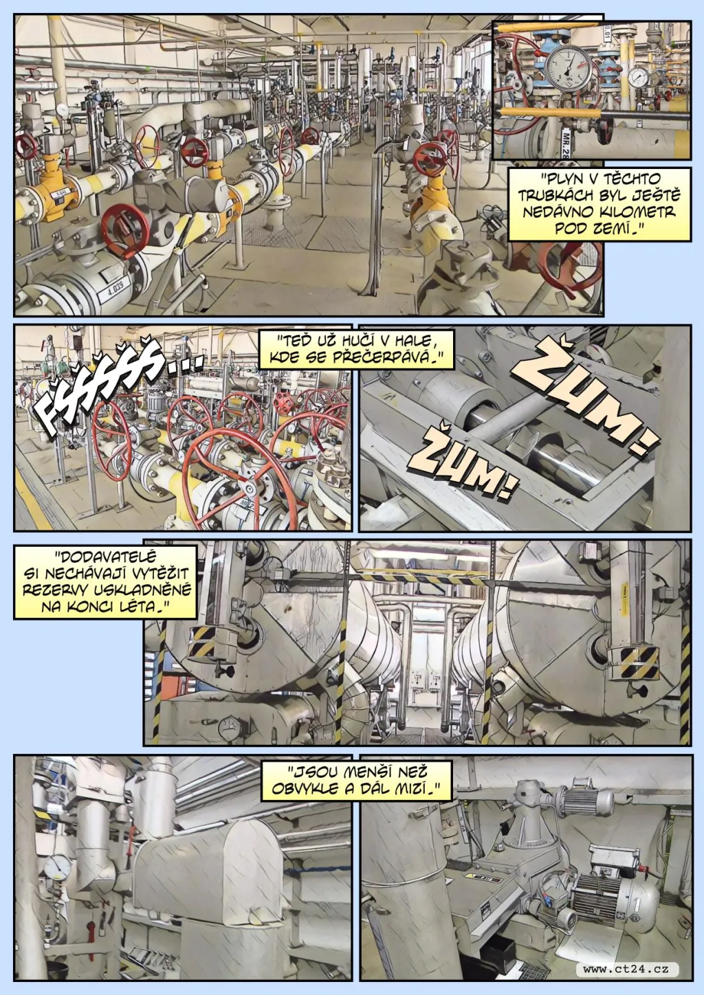 Ubývá zemního plynu