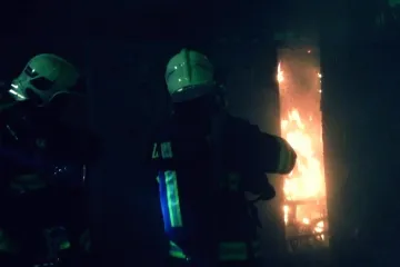 V Hlušovicích na Olomoucku hořela pila, škoda asi přesáhne milion