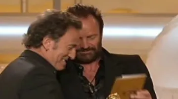 Bruce Springsteen přebírá Zlatý glóbus za rok 2008