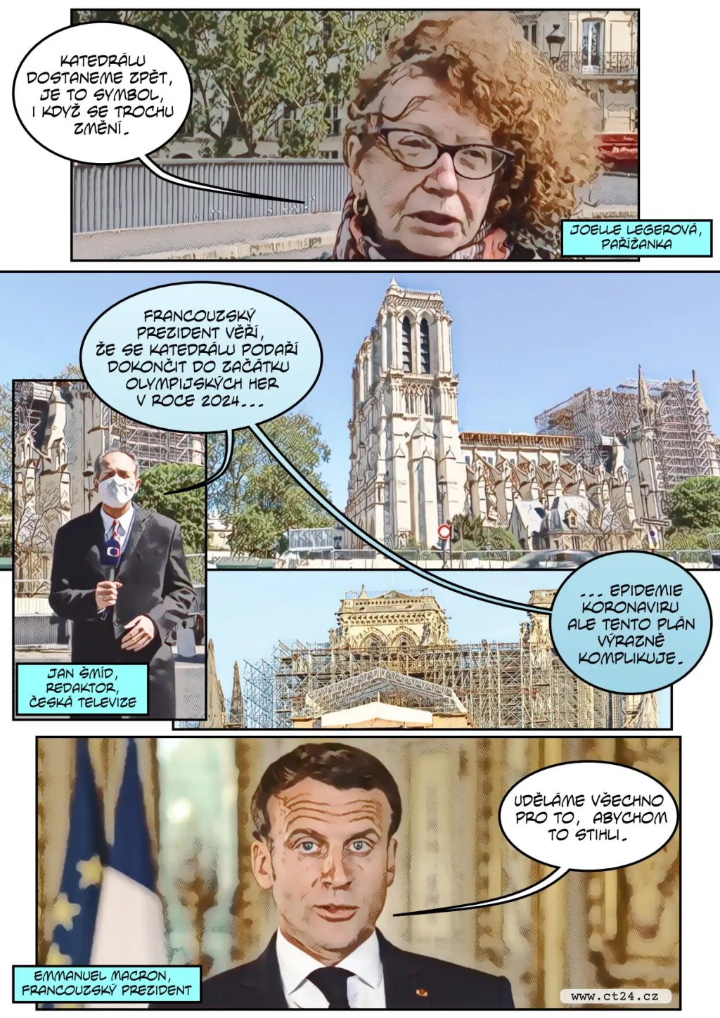 Rok od požáru Notre-Dame