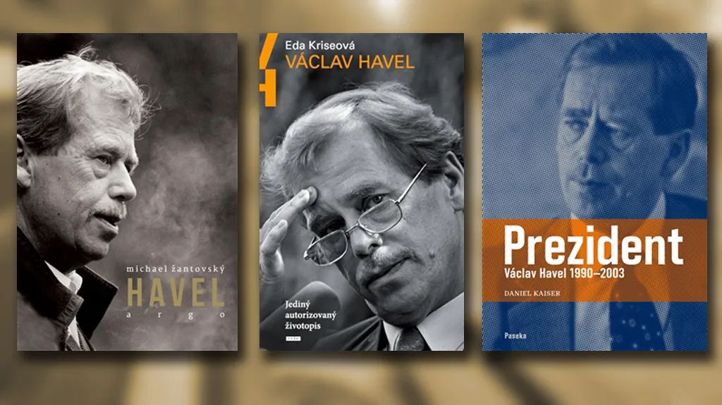 Obálky knih o Václavu Havlovi