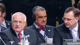 Alexandr Vondra, Václav Klaus, Karel Schwarzenberg a Petr Nečas