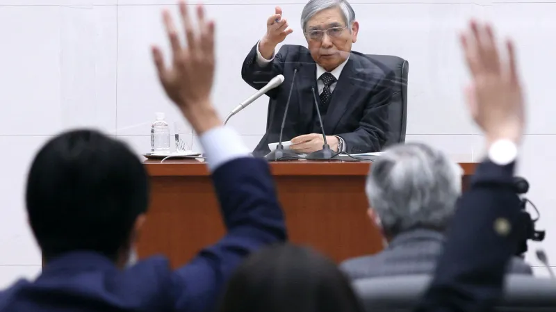 Guvernér japonské centrální banky Haruhiko Kuroda