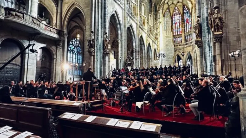 Česká filharmonie začala s generální zkouškou skladby Te Deum,  Autor: Dušan Šulc