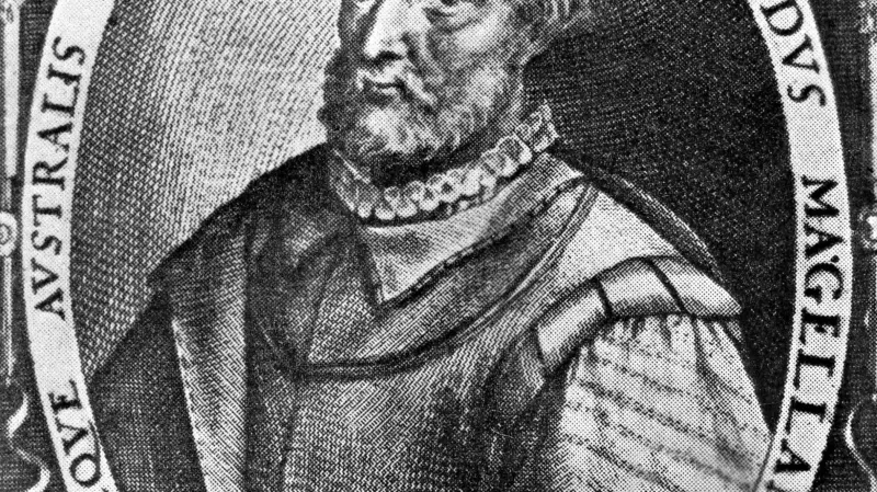 Historický obraz portugalského mořeplavce Fernãa de Magalhãese (1480–1521)