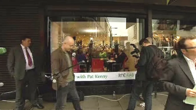 Diskuse o Lisabonu v dublinském obchodním domě Arnotts