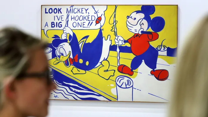 Obraz Koukej, Mickey na výstavě v Centre Pompidou v roce 2013