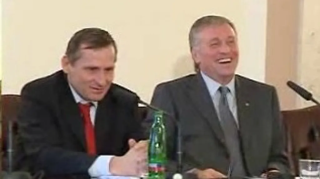 Jiří Čunek a Mirek Topolánek