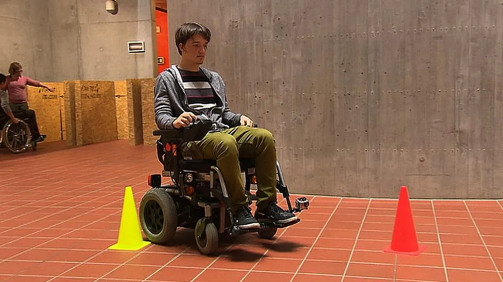 Student architektury v kůži vozíčkáře