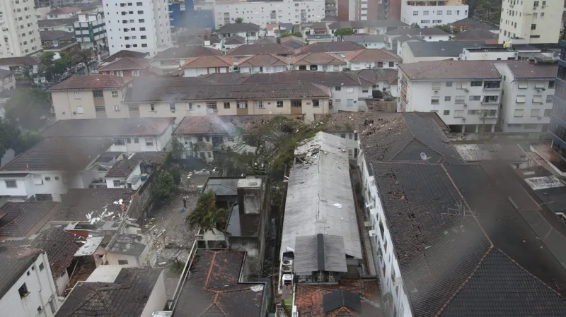 Místo pádu letadla Eduarda Campose
