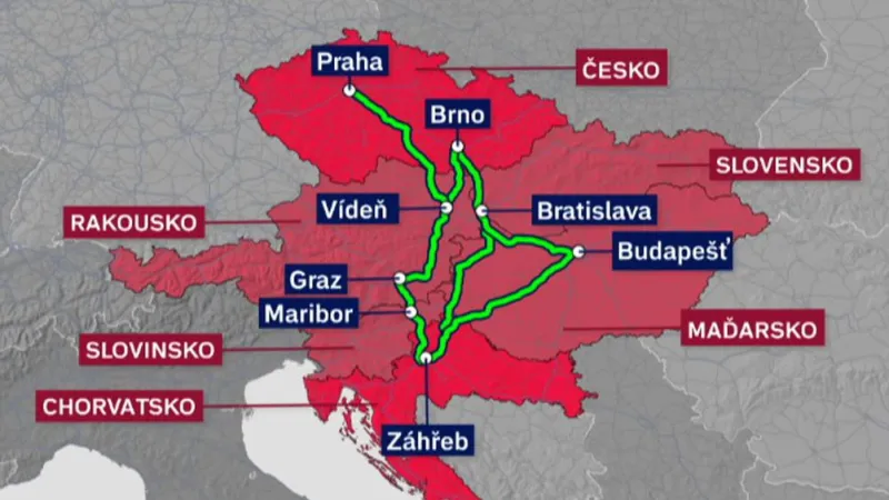Trasy do Chorvatska