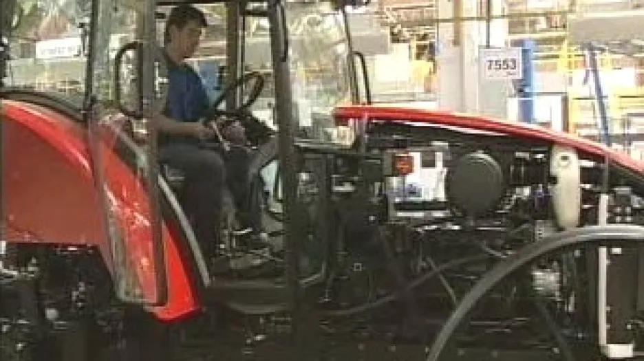 Výroba traktoru